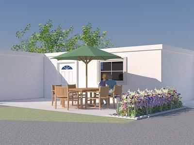 Behindertengerechte, energiesparende Reihenhäuser Residence55plus.com