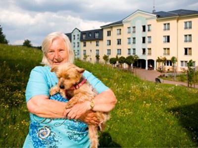 Gerne können auch die lieb gewonnenen Haustiere mit in die Einrichtung gebracht werden