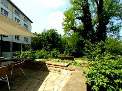 Terrasse des Altenzentrums