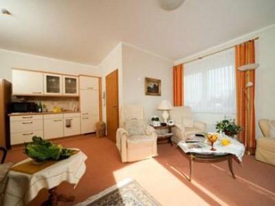 Die Appartements sind mit einer Küchenzeile ausgestattet