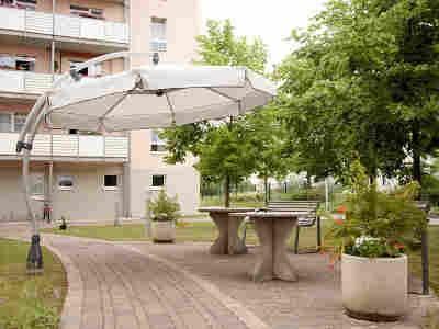 Der gemütliche Innenhof