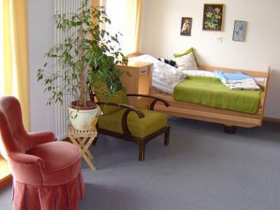 Eines der gemütlichen Pflegezimmer.