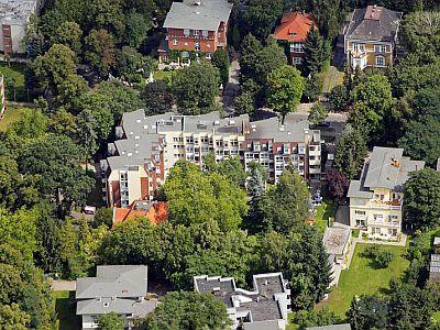 Luftbild des Vitanas Senioren Centrums Am Bäkepark