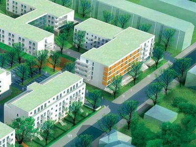 Aussenansicht des Service-Wohnens Am Ringgleis in Braunschweig