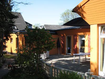 Terasse im Sonnenschein