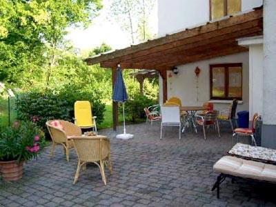 Terrasse der Seniorenwohngemeinschaft Am Alten Försterhaus