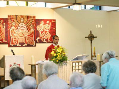 Gottesdienst im Alten- und Pflegeheim St. Maximilian Kolbe