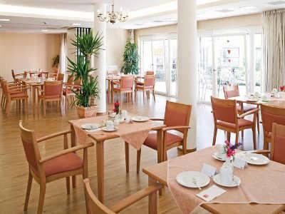 Blick in das hauseigene Restaurant