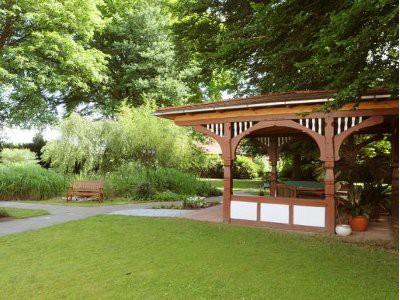 Der großzügige Garten