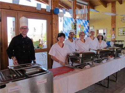 Das hauseigene Küchenteam sort für das leibliche Wohl der Bewohner