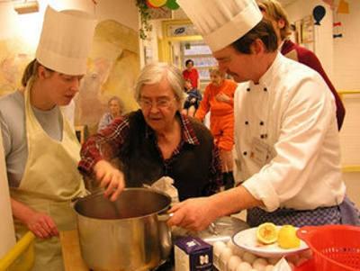 Gemeinsam macht das Kochen Spaß
