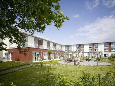 Garten des Pflegewohnstifts An der Schützenallee in Pattensen