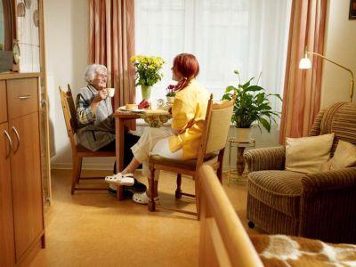 Zimmer im Pflegewohnstift Am Thonberg in Leipzig