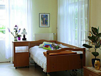 Eines der Pflegezimmer.