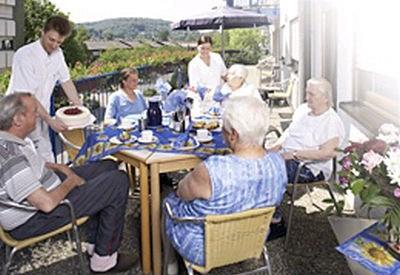 Terrasse Haus Am Speitel