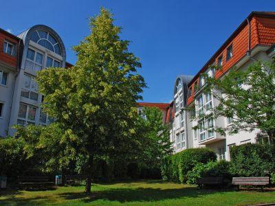 Die Einrichtung mit Innenhof