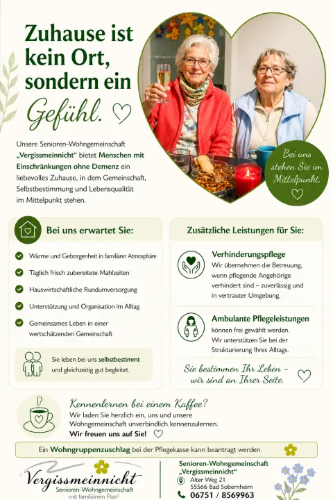 Seniorenwohngemeinschaft Vergissmeinnicht