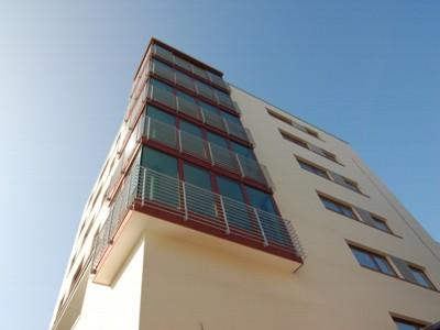 Das Gebäude der Stadtresidenz am Park