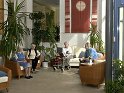 Gemeinschaftsraum im Pflegeheim Am Pfarrwald in Kirchberg