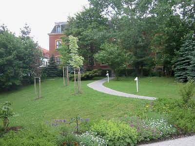Der große Gartenbereich