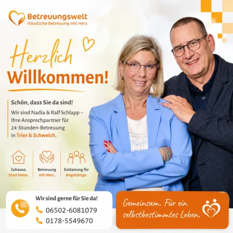 24-Stunden-Betreuung, Betreuung zu Hause, Seniorenbetreuung