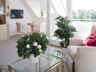 Eines der freundlichen Gästeapartments