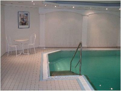 Das großzügige Schwimmbad